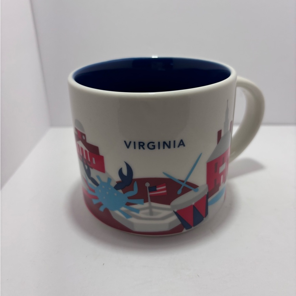 Starbucks Blue‎ and White Mug for Dining